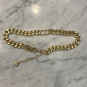 CD Dior gold choker Necklace